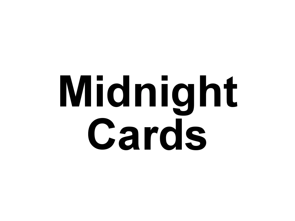 Midnight Cards is a brand known for its artistic and high-quality playing cards. Their decks often feature intricate designs and unique themes, making them a prized possession for collectors and enthusiasts.