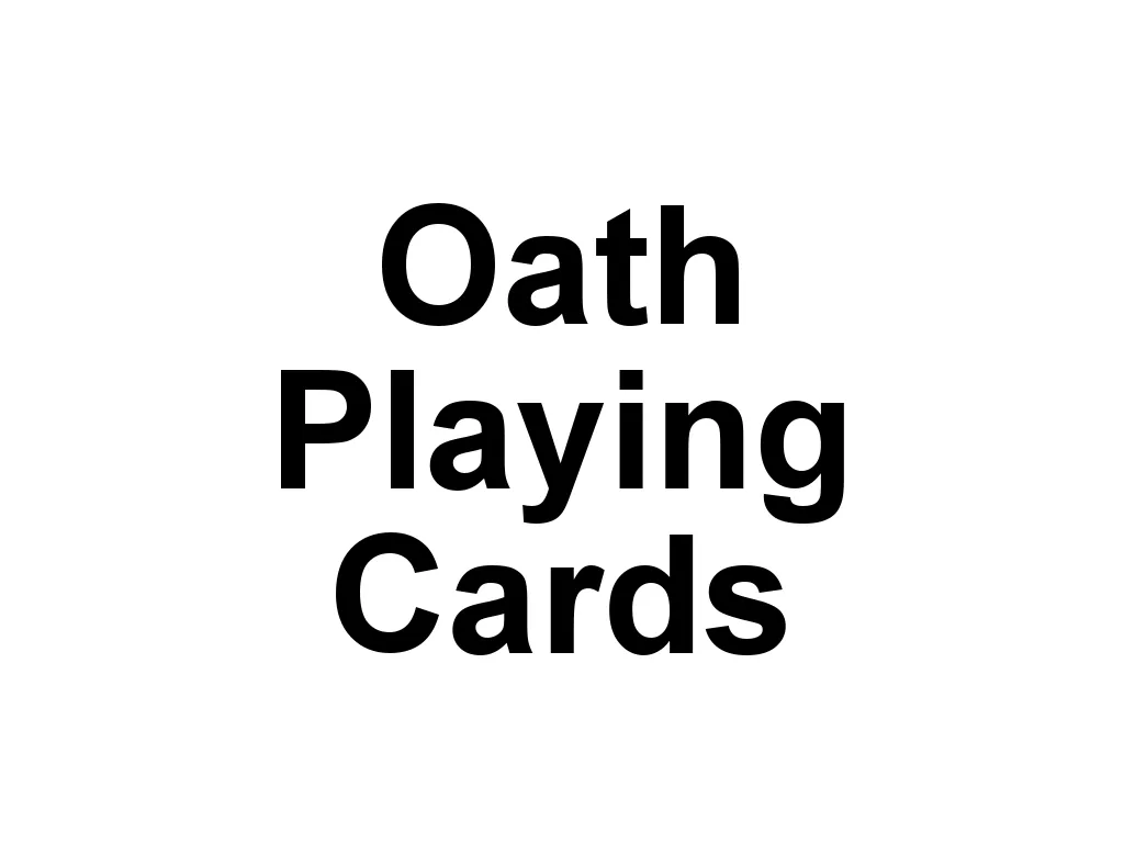 Oath Playing Cards is a brand that creates luxurious and high-quality playing cards. Their designs often feature intricate details and unique themes, making their decks a prized possession for collectors and enthusiasts.