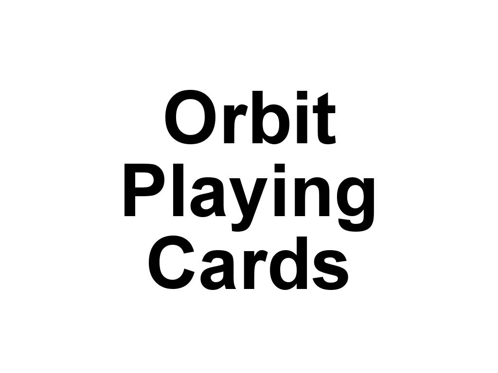 Orbit Playing Cards is a brand that creates stylish and high-quality playing cards. Their designs often feature bold colors and unique patterns, making their decks a popular choice for cardists and collectors who appreciate both