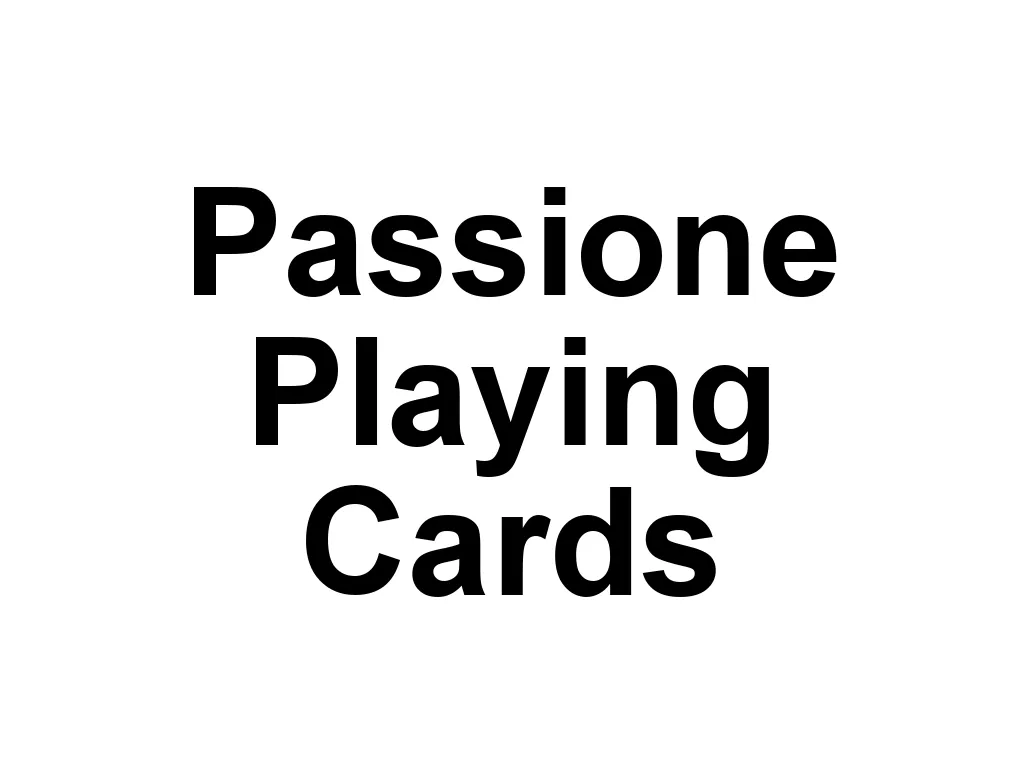 Passione Playing Cards is a brand known for its artistic and high-quality designs. Their decks often feature intricate details and unique themes, making them a prized possession for collectors and enthusiasts.