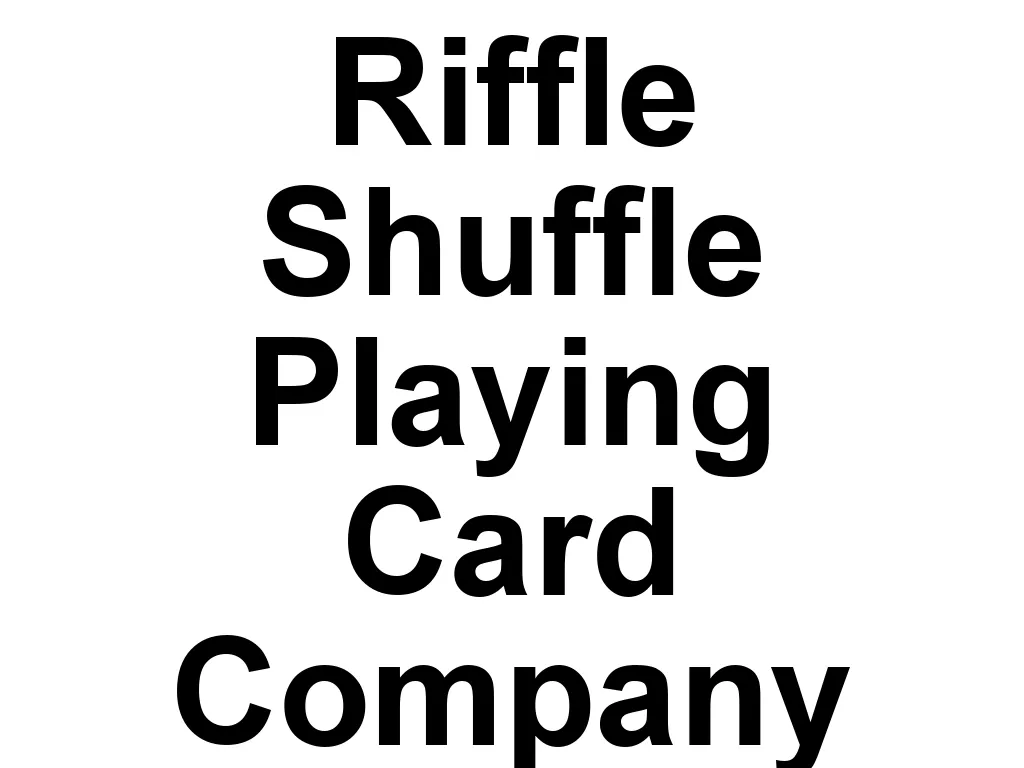 Riffle Shuffle Playing Card Company is a brand that produces high-quality and artistically designed playing cards. Their decks are known for their unique themes and attention to detail, making them a popular choice among collectors