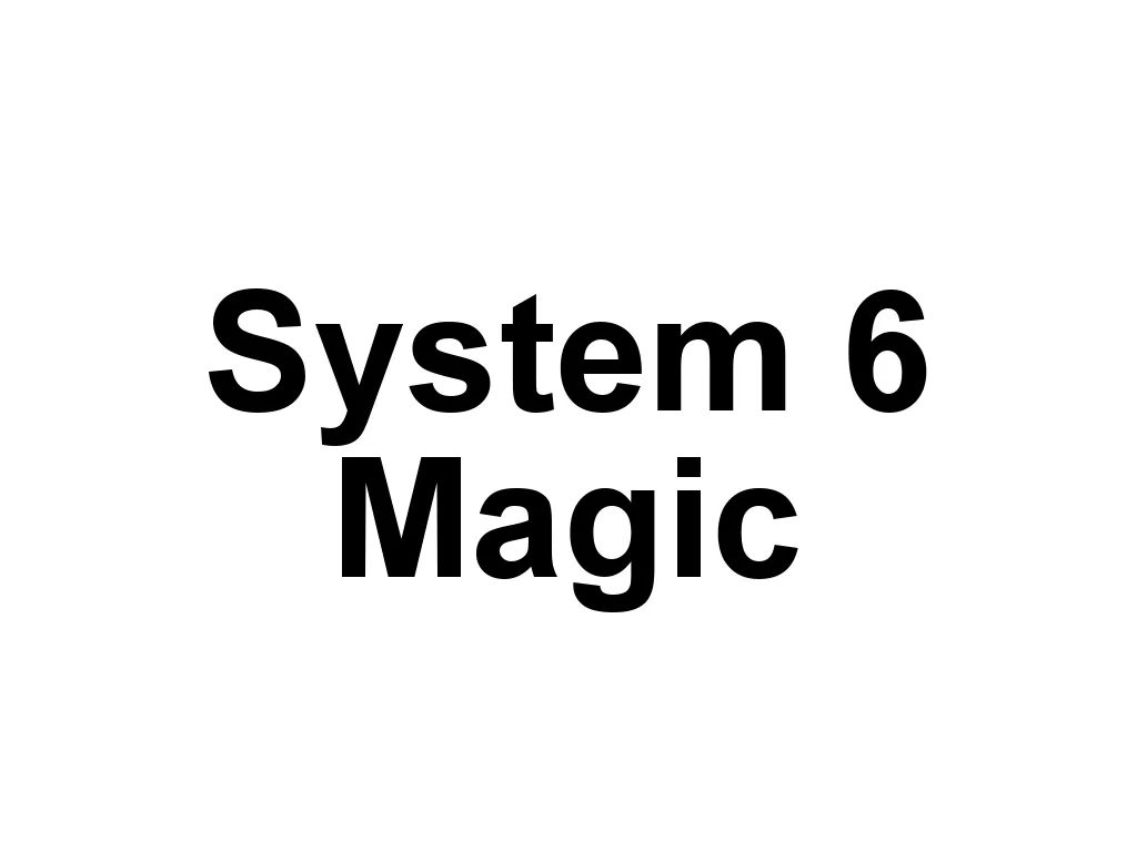 System 6 Magic is a brand that offers a wide range of magic products and accessories. Their selection includes playing cards, magic tricks, and instructional materials, catering to magicians of all skill levels.