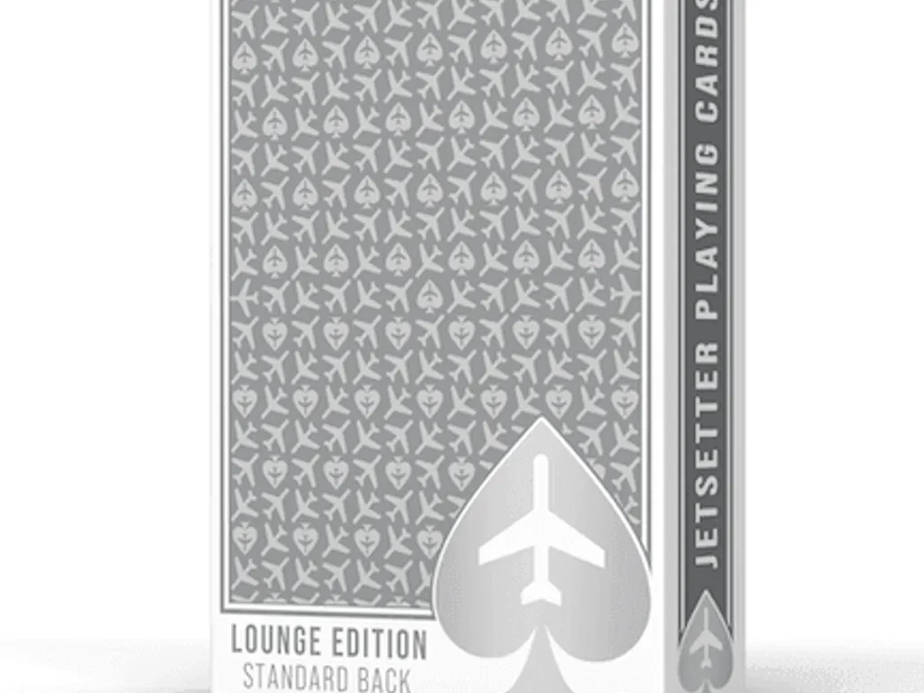 Lounge Edition in Jetway - Silver Jetsetter Playing Cards 1