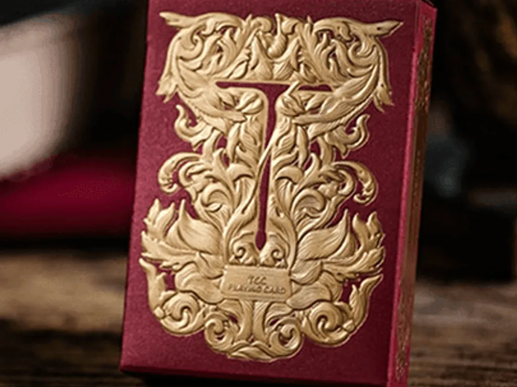 Luxury Sword T Playing Cards - Red 1