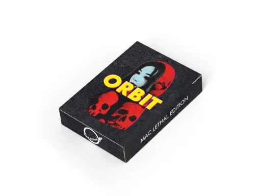 After the launch of the Orbit CC V2 on Cardistry Con 2022 Orbit Brown launched the Mac Lethal X Orbit Paying Cards.The Mac Lethal X Orbit Deck is a limited edition cardistry deck of playing