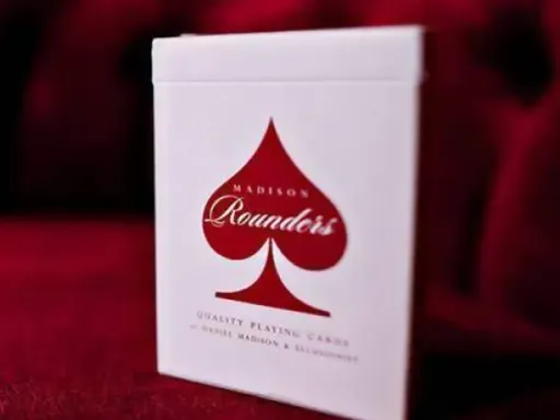 Madison Scarlet Red Rounders playing cards Thumbnail 1