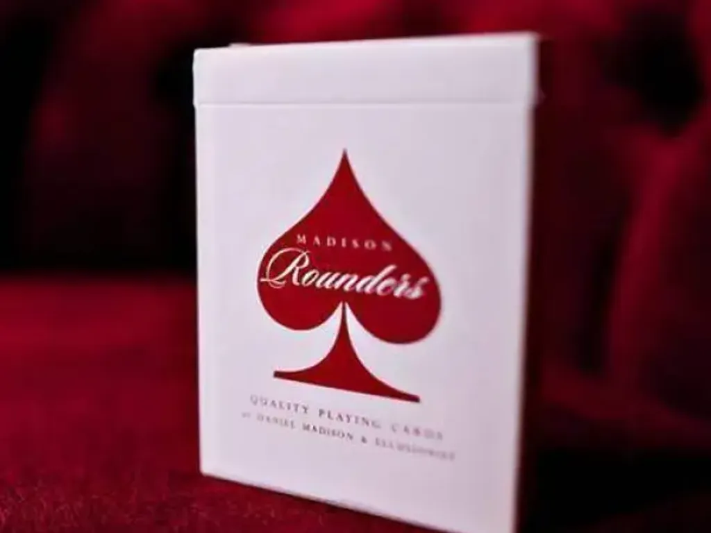 Madison Scarlet Red Rounders playing cards 1