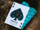 Marvelous Hummingbird Feathers Playing Cards Blue Thumbnail 2