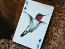 Marvelous Hummingbird Feathers Playing Cards Blue Thumbnail 9