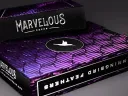 Marvelous Hummingbird Feathers Playing Cards Purple Thumbnail 3