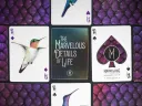 Marvelous Hummingbird Feathers Playing Cards Purple Thumbnail 4