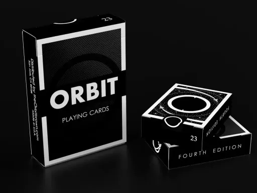 With only 460 boxes containing 920 Orbit V4 Mini decks these limited edition decks are a must have for Orbit deck Collectors!Each box contains 2 mini Orbits inside of itMiniature V4 Orbit deck / Half