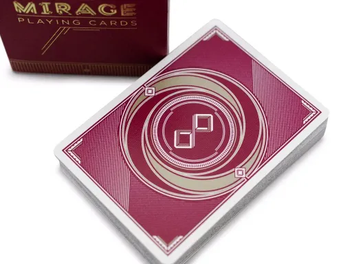 A "sequel" edition to the smash hit Mirage deck from magician Patrick Kun! Mirage V2 builds on its predecessor to bring new mystique to your magic, cardistry, or rare-card collection.Here's what's new: tuck case with