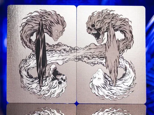 The Mistborn playing cards are designed by Jackson Robinson who is the owner of Kings Wild Project and are based on the a fantasy series by author Brandon Sanderson.These stunning collectable cards consist of multiple