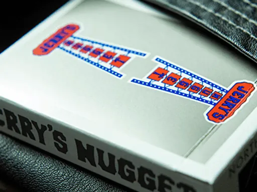 Apart from the rich history of the Jerry's Nugget Playing Cards these new Steel Modern Feel Jerrys Nuggets Magicians are loved by cardists and collectors.The Modern Feel Jerry's Nugget Playing Cards are available in a