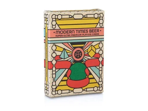 The Modern Times Playing Card deck is bound to draw all the attention with its vibrant playful and funky explosion of colors.The Modern Times Playing Cards feature a psychedelic back design and unique numbering system