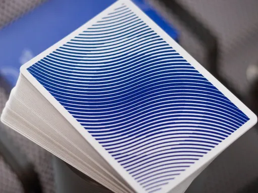 The Mono Xero Chroma Edition Playing Cards in Blue bring a bold and vibrant twist to cardistry, with their sharp edges and vivid blue colour.Mono Xero Chroma Edition Playing Cards by Luke Wadey's are the