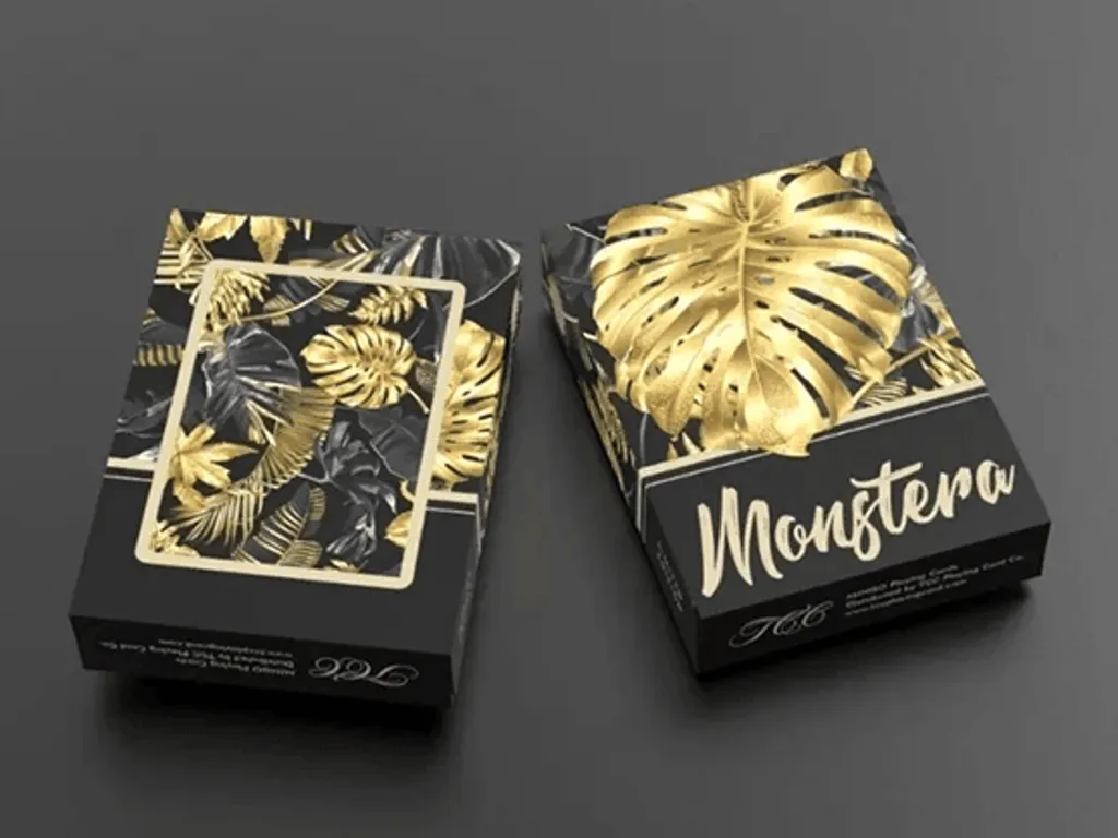 Monstera Playing Cards - Black Limited Edition 1