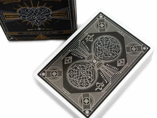 New from visionary designer Harold Apples, National is a deck for those fascinated by hidden power - and those who chase it. The deck is 100% custom, from its intricate pips to the mesmerizing imagery