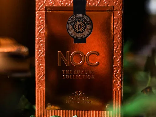 Luxury Bronze Foil NOC Playing Cards We are excited to announce the very first legendary collaboration between House of Playing Cards (HOPC) and Riffle Shuffle Playing Card Co. With over one year of meticulous planning,