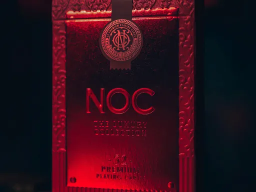 Luxury Ruby Foil NOC Playing Cards The highly anticipated sequel to one of the most popular playing cards! Riffle Shuffle and HOPC are BACK with all new NOC luxury decks! Back in the summer of