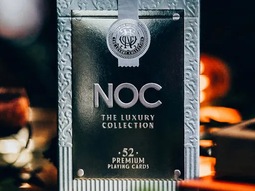 Luxury Silver Foil NOC Playing Cards We are excited to announce the very first legendary collaboration between House of Playing Cards (HOPC) and Riffle Shuffle Playing Card Co. With over one year of meticulous planning,