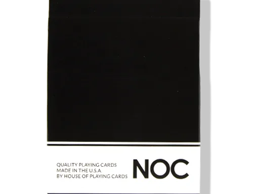 Black NOC Playing Cards Since 2012, simplicity and elegance have defined the NOC series. With each edition, we strive to make it better and better. Teaming up with USPCC, we believe this is our best