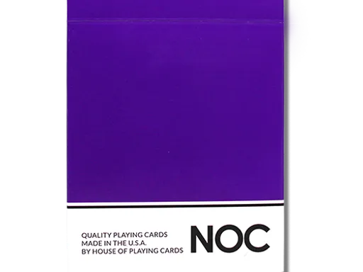 Purple NOC Playing Cards Since 2012, simplicity and elegance have defined the NOC series. With each edition, we strive to make it better and better. Teaming up with USPCC, we believe this is our best