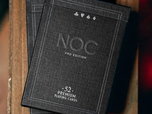 NOC Pro Jet Black Playing Cards NOC Pros - The PERFECT Deck of Cards! 4 NEW Epic Color-ways. FULLY Marked. Premium Embossed Tuck Case.&nbsp; For nearly 10 years the NOC brand has been the top