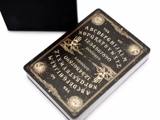 Designed by Chris Ovdiyenko and printed by USPCC, the Oracle Shadow Edition is a limited run, with only 666 decks printed. Each tuck case is individually numbered by the artist himself. The embossed tuck case