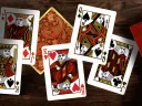 Paisley Royals Playing Cards - Red Thumbnail 4