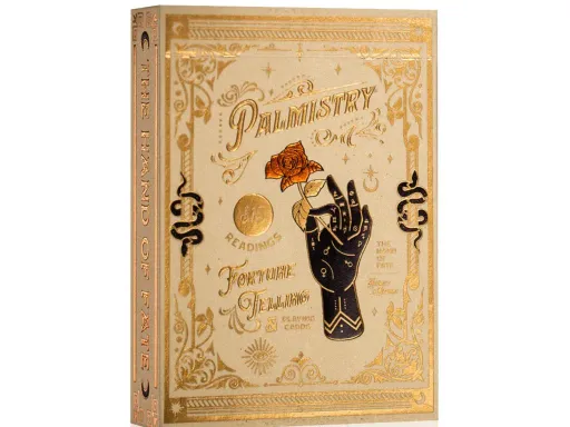 These stunning and elegant Golden Ivory Palmistry Playing Cards by the Chamber of Wonder Playing Card Co and Riffle Shuffle are amongst the best poker playing cards released this year!Explore the mystical world of divination