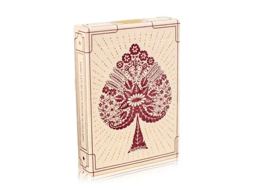 Papercuts were designed meticulously through the art of paper cutting. Designed and cut by Suzy Taylor, this deck is one of a kind and simply breathtaking. Hundreds of hours were spent by Suzy hunched over