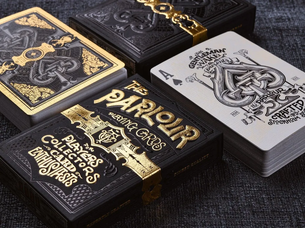 Parlour Playing Cards Black - Stockholm 17 1