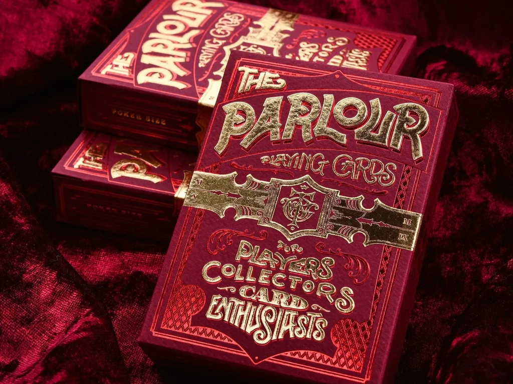 Parlour Playing Cards - Red Stockholm17 1