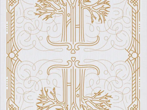 Named after the love potion in ancient Greek, Philtre Playing Cards are designed by PH to create more affection the longer you use them. The elegant gold and white back design features 2 mirrored trees