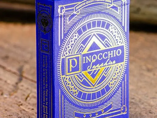 Pinocchio Sapphire (Blue) Playing Cards Thumbnail 1