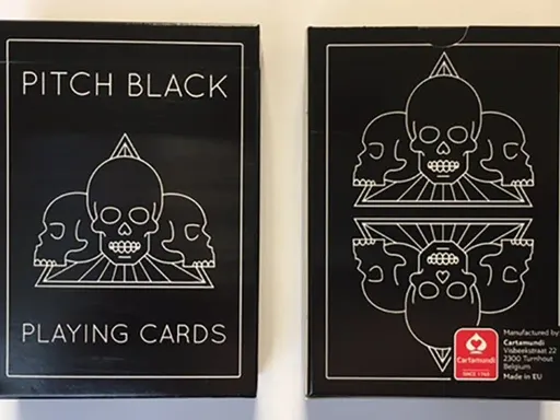 Pitch Black Playing Cards Thumbnail 1