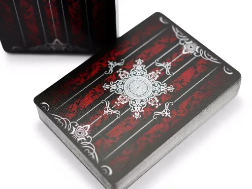 Produced by Ellusionist in 2011, the Red Artifice is a rare deck which was sold out in a matter of minutes after its release on their website. Only 5000 decks have been printed!Highly regarded by