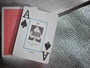 Red Aviator playing cards Poker Size Thumbnail 3