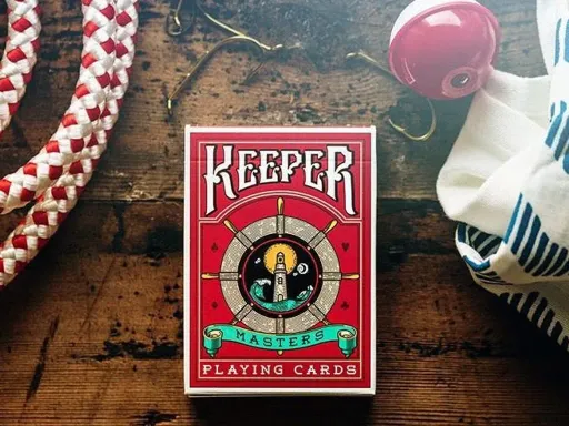 Adam Wilber and Ellusionist bring you the classic Keepers deck in red! Designed with the worker in mind, Red Keepers are printed on a more durable Cartamundi B9 stock and handle amazingly. The classic Keepers