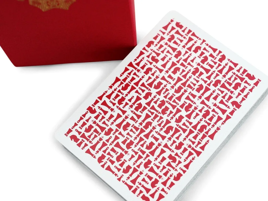 Red Knights Playing Cards 1