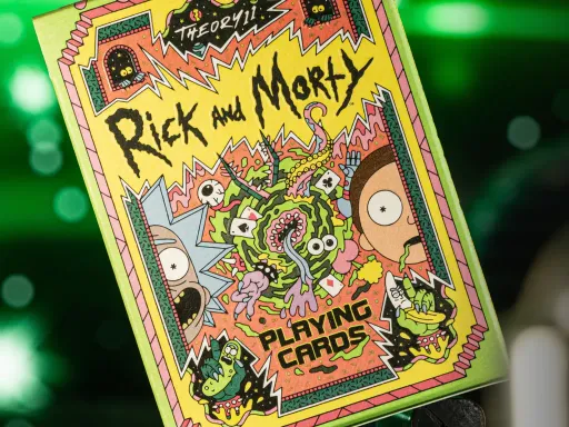 Rick and Morty Playing Cards were released on Halloween by Theory 11These premium quality playing cards are inspired by the famous interdimensional world of Rick and Morty! Join the maddest scientist and his loyal grandson