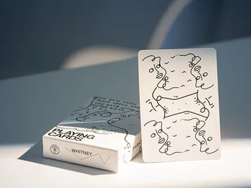 Shantell Martin Playing Cards by theory11- White Thumbnail 1