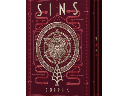 Giovanni Meroni the maestro behind Thirdway Industries has re-imagined the entire original SINS series which make use of elegant metallic inks printed by the United States Playing Card Company.The SINS playing cards are based on