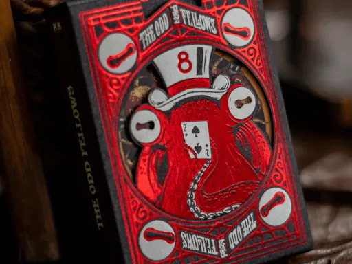 Sir Octo - Gilded Odd Fellows Playing Cards Thumbnail 1