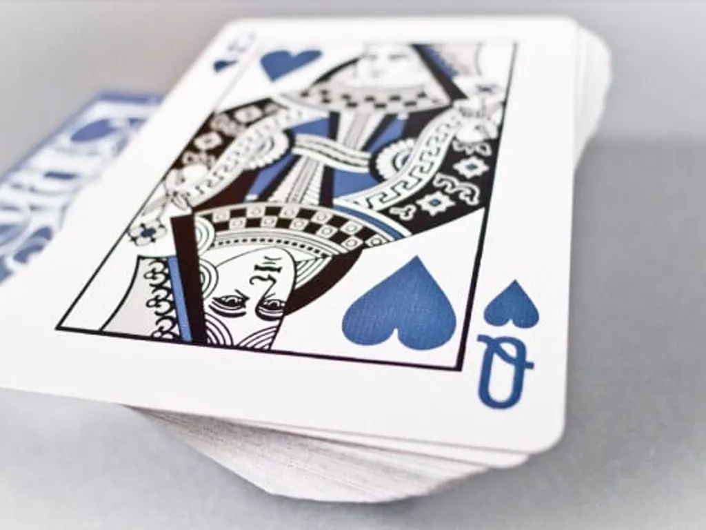 Smoke & Mirrors playing cards V7 - DENIM 1