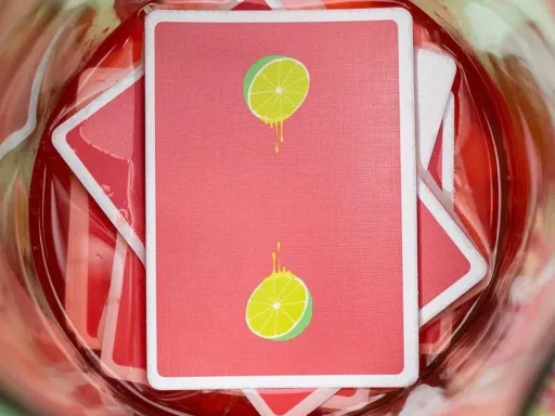 The Squeezers by Organic Playing Cards are popular playing card decks especially in the Cardistry community. The latest Squeezers V4 Cherry Limeade brings back the original classic design with some new design elements and inks!Printed