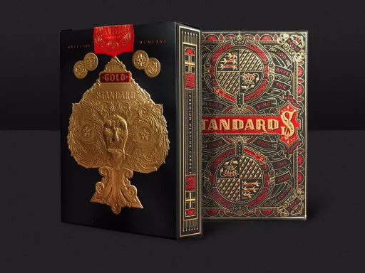 Inspired by nineteenth-century British opulence, an era of elegance unsurpassed, Standards premium playing cards redefine luxury at the card table.Produced by Art of Play in collaboration with Kevin Cantrell Studio and crafted with meticulous attention