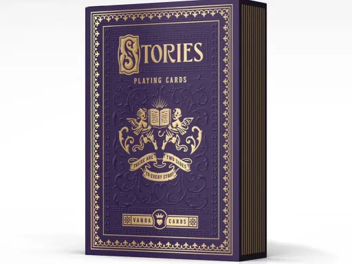 Stories Vol. 5 Purple Gilded Playing Cards Thumbnail 1